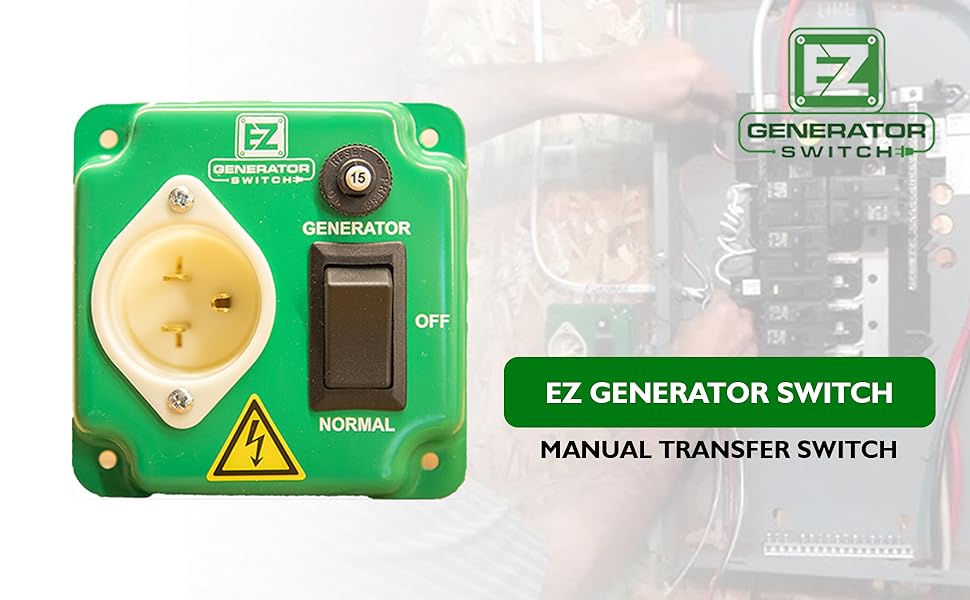 The Original EZ GENERATOR TRANSFER SWITCH - UL / CSA Approved